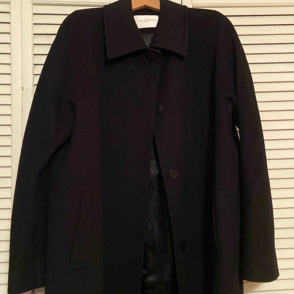 Fleurette 16 Loro Piana 100% Italian Wool Black